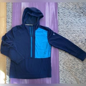 Smartwool Merino Sport Fleece: half-zip hoodie